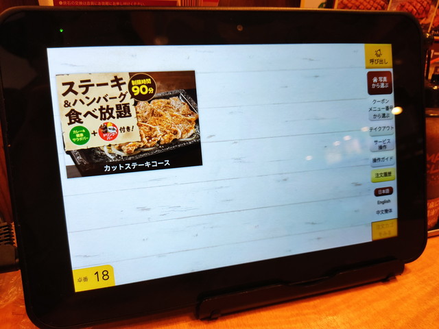 ステーキガスト２食べたもの２