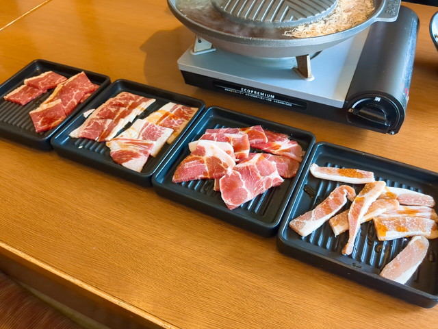 和食さと、さと式焼肉食べたもの５