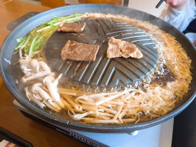 和食さと、さと式焼肉食べたもの６
